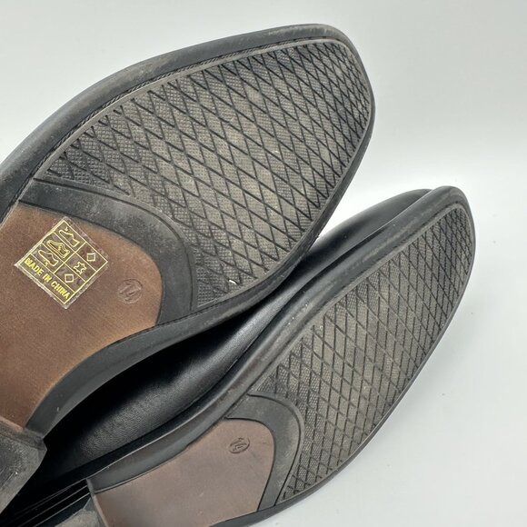 Bruno Marc Mens Black Dress Shoes Size 14 Leather Lace-Up Formal Office Footwear - Picture 5 of 9